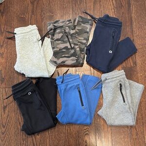 GAP Kids Sweatpants Gray, Camo, Blue, and Black 6 pairs GAP Fit & Baby GAP 3T